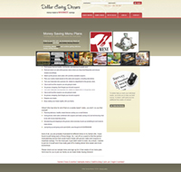 Dollar Saving Dinners: eCommerce, CakePHP User System, Graphics, Custom Administrative Tools