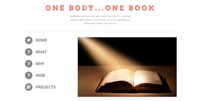 One Body One Book: Non-profit Theologian User Projects Website