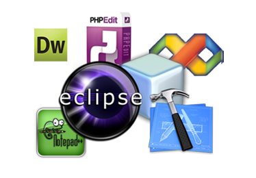 Integrated Development Environments, frameworks, plugins, & other software tools.